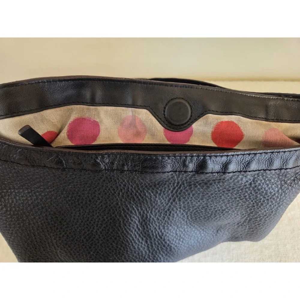 Kate Spade Natia Jamesport Black Pebbled Leather Hobo Bag‎ -Strap Replaced